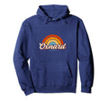 Oxnard California Ca Rainbow 70S Hoodie - Minimalist Print Unisex - T-Shirt, Sweatshirt, Hoodie
