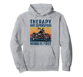 Therapy Is Expensive Wind Is Free Hoodie - Trendy Graphic Unisex - T-Shirt, Sweatshirt, Hoodie