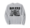 Bikers Trump 2024 Motorcycle Sweatshirt - Fun Novelty Design Unisex - T-Shirt, Sweatshirt, Hoodie