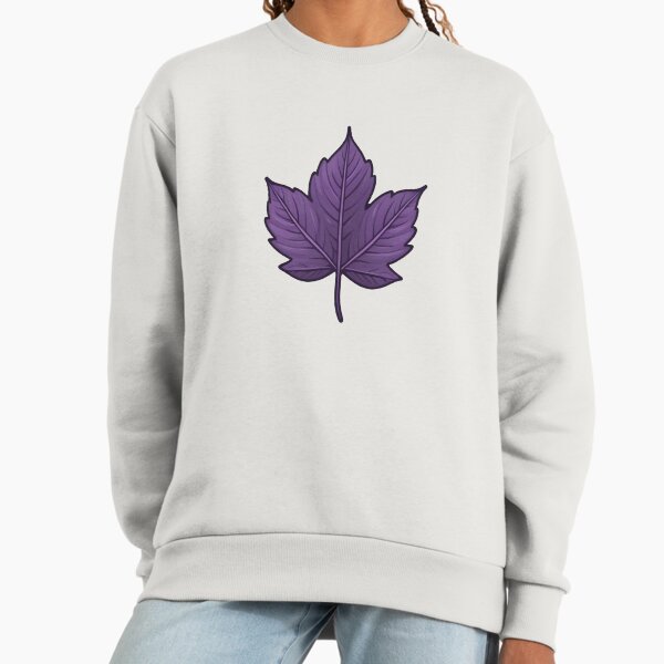 Purple Leaf Illustration - Adult & Kids T-Shirts, Sweatshirts & Hoodies apparel design preview 1