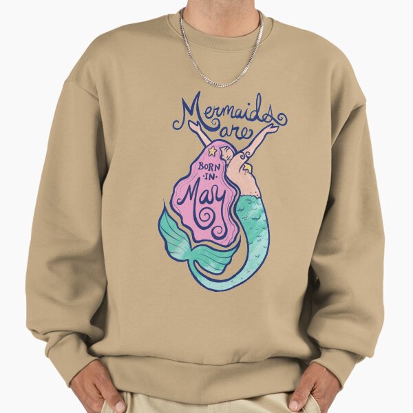 Mermaids are born in May - Adult & Kids T-Shirts, Sweatshirts & Hoodies apparel design preview 1