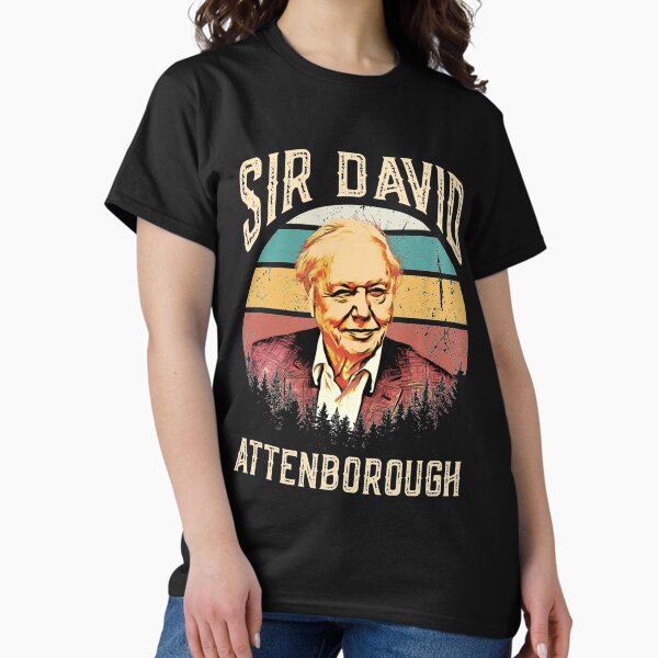 Sir David Attenborough Sun Vintage - Adult & Kids T-Shirts, Sweatshirts & Hoodies apparel design preview 1