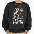 Music Is For Everyone Teacher - Adult & Kids T-Shirts, Sweatshirts & Hoodies apparel design preview 1