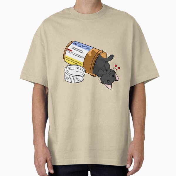 Kitty antidepressant love medicine - Adult & Kids T-Shirts, Sweatshirts & Hoodies apparel design preview 1