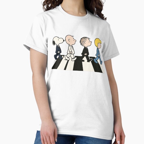 Beatles Cartoon Crosswalk Band Parody - Adult & Kids T-Shirts, Sweatshirts & Hoodies apparel design preview 1