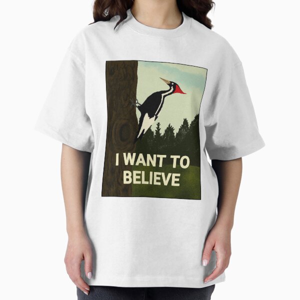 I Want To Believe, Ivory Billed Woodpecker - Adult & Kids T-Shirts, Sweatshirts & Hoodies apparel design preview 1