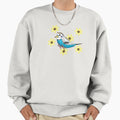 Budgie with a wreath of flowers - Adult & Kids T-Shirts, Sweatshirts & Hoodies apparel design preview 1