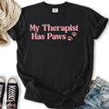 My Therapist Has Paws - Adult & Kids T-Shirts, Sweatshirts & Hoodies apparel design preview 1