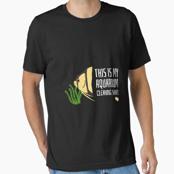 This is My Aquarium Cleaning with Angelfish - Adult & Kids T-Shirts, Sweatshirts & Hoodies apparel design preview 1