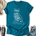 Where Your Cat Is - Adult & Kids T-Shirts, Sweatshirts & Hoodies apparel design preview 1