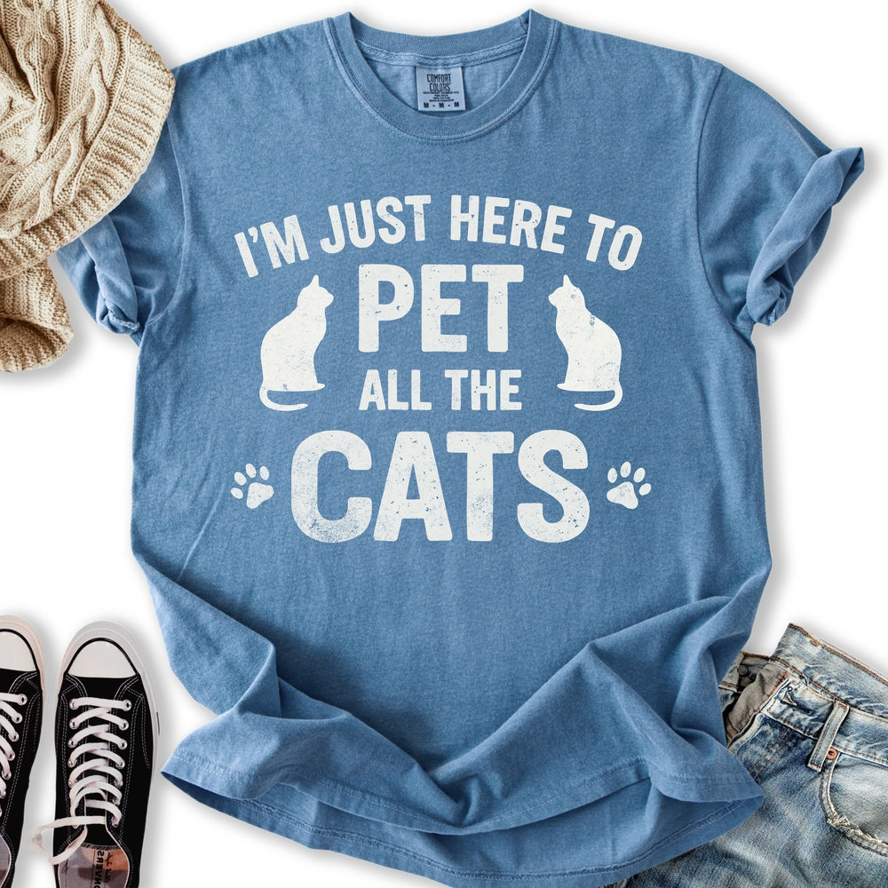 Pet All The Cats - Adult & Kids T-Shirts, Sweatshirts & Hoodies apparel design preview 1