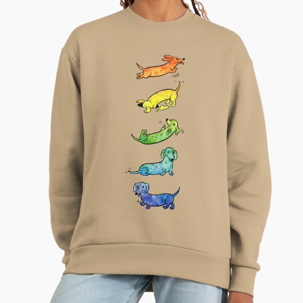 Watercolor Dachshunds - Adult & Kids T-Shirts, Sweatshirts & Hoodies apparel design preview 1