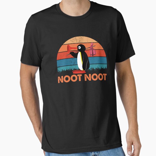Noot Pingu Retro Vintage Animal Cute - Adult & Kids T-Shirts, Sweatshirts & Hoodies apparel design preview 1