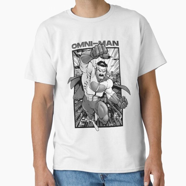 Omni-Man Black and White - Adult & Kids T-Shirts, Sweatshirts & Hoodies apparel design preview 1
