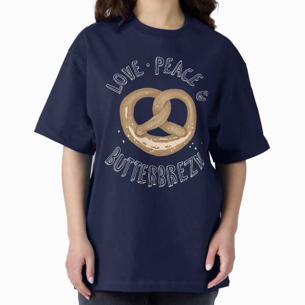 Love, Peace and Butterbrezn - Adult & Kids T-Shirts, Sweatshirts & Hoodies apparel design preview 1