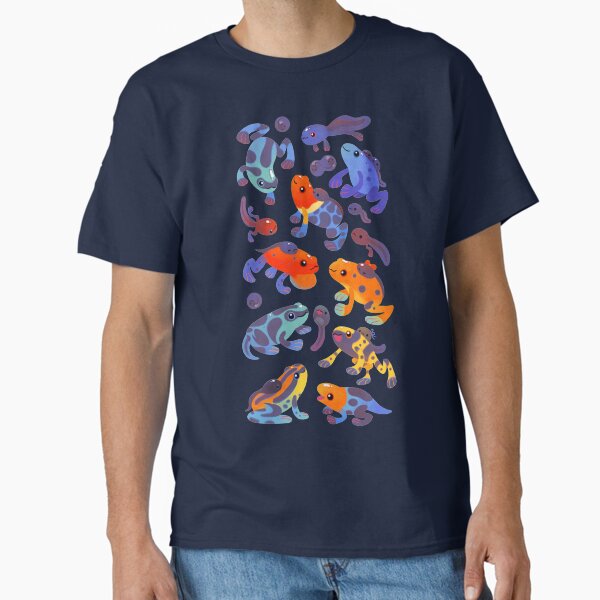 Poison dart frogs dark - Adult & Kids T-Shirts, Sweatshirts & Hoodies apparel design preview 1