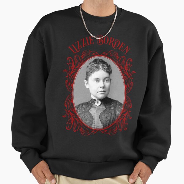 Lizzie Borden Pansy Brooch Portrait Red Black - Adult & Kids T-Shirts, Sweatshirts & Hoodies apparel design preview 1