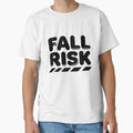 Fall Risk Bold Minimal Typography Humor - Adult & Kids T-Shirts, Sweatshirts & Hoodies apparel design preview 1