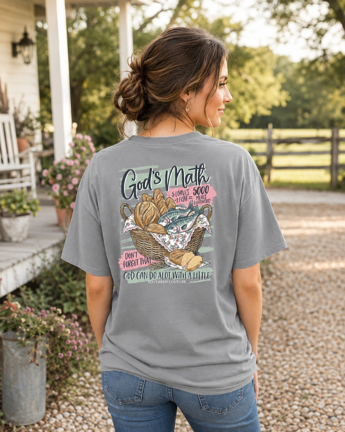 Southern Couture Classic Gods Math Gravel - Adult & Kids T-Shirts, Sweatshirts & Hoodies apparel design preview 1