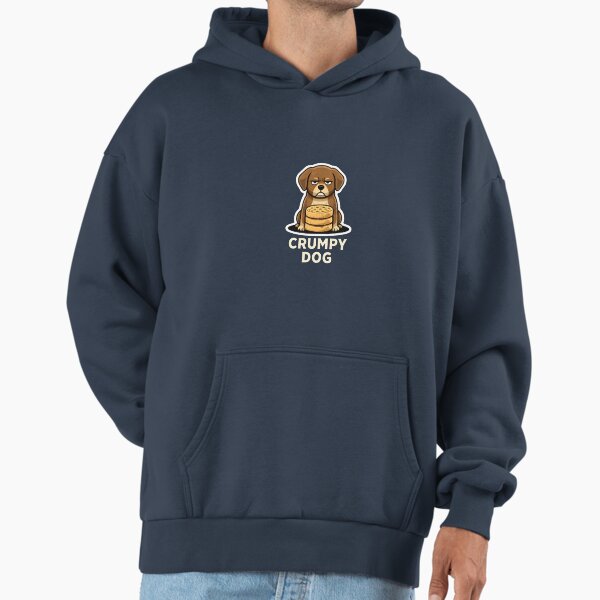 Funny Grumpy Dog Cartoon Illustration - Adult & Kids T-Shirts, Sweatshirts & Hoodies apparel design preview 1