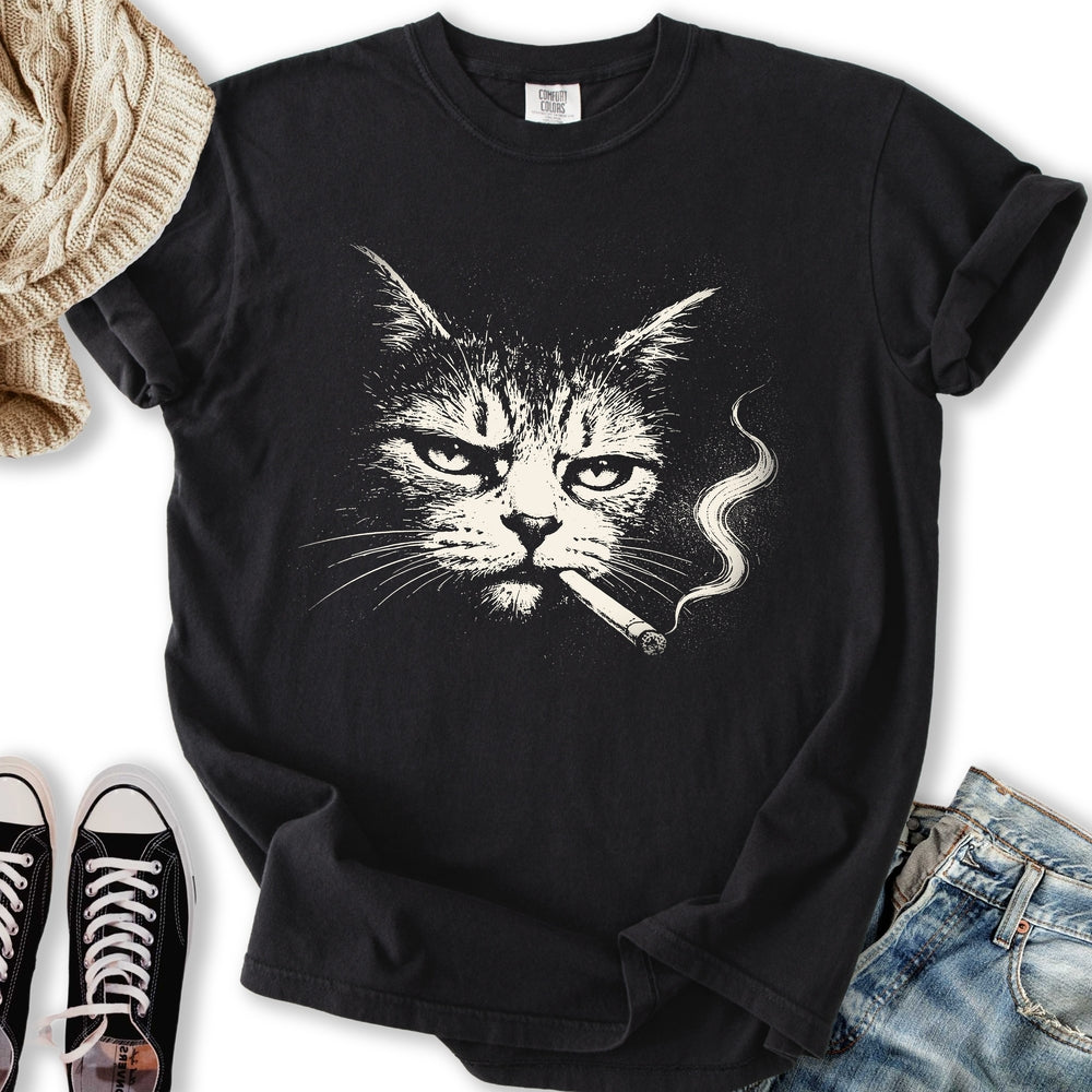 Grunge Cat - Adult & Kids T-Shirts, Sweatshirts & Hoodies apparel design preview 1