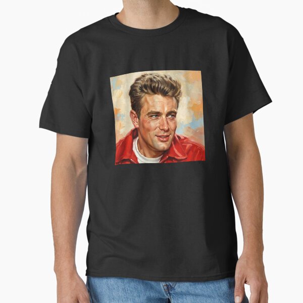 The Rebel's Smile: Radiant James Dean Portrait - Adult & Kids T-Shirts, Sweatshirts & Hoodies apparel design preview 1