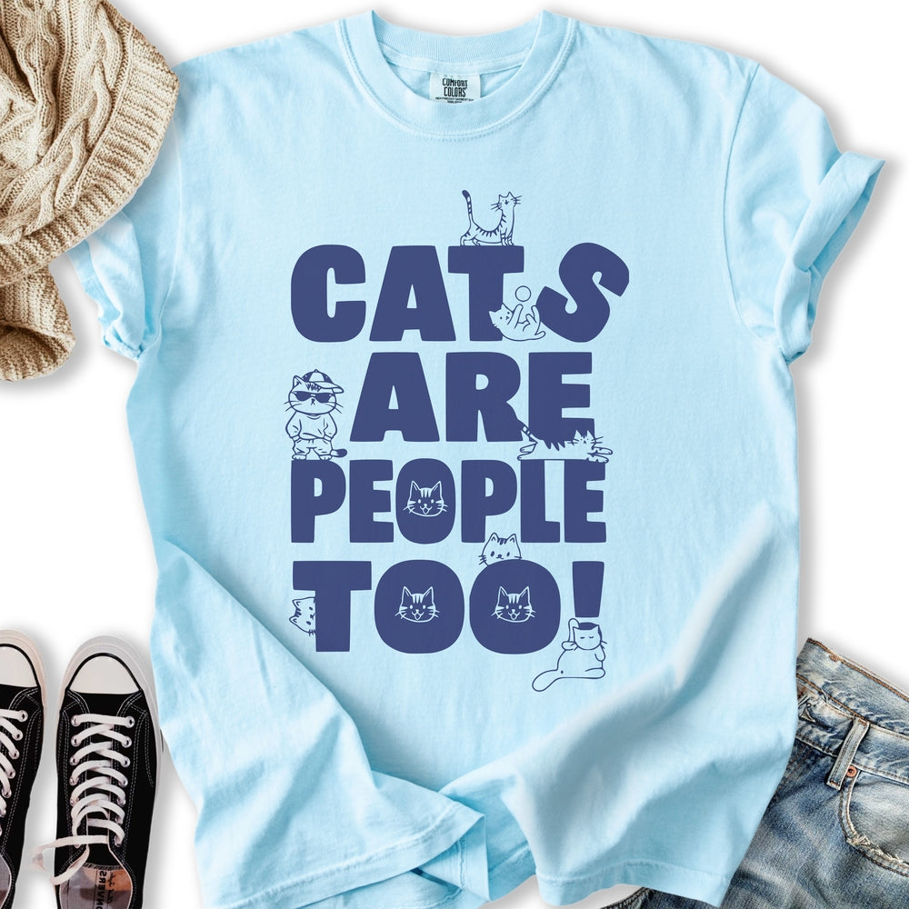 Cats Are People Too - Adult & Kids T-Shirts, Sweatshirts & Hoodies apparel design preview 1