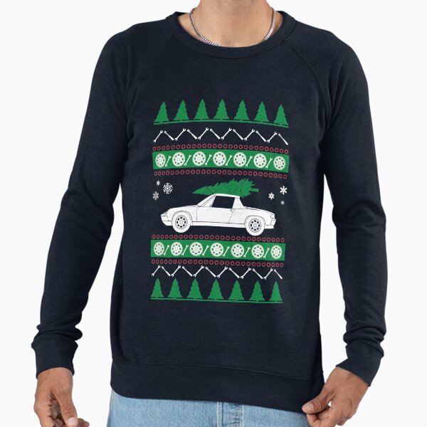 Porsche 914 Ugly Christmas Sweater Lightweight - Adult & Kids T-Shirts, Sweatshirts & Hoodies apparel design preview 1