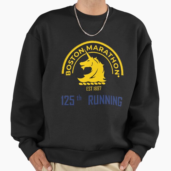 Boston marathon 125th running - Adult & Kids T-Shirts, Sweatshirts & Hoodies apparel design preview 1