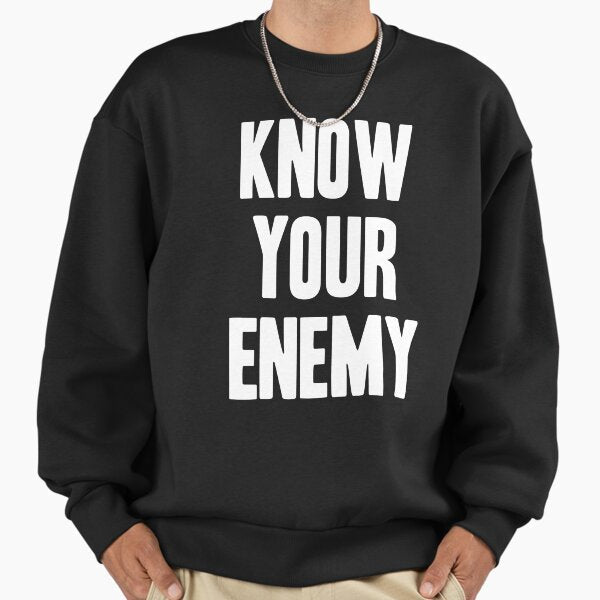 Know Your Enemy, white - Adult & Kids T-Shirts, Sweatshirts & Hoodies apparel design preview 1