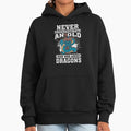 Never Underestimate An Old Man Who Loves Dragons - Adult & Kids T-Shirts, Sweatshirts & Hoodies apparel design preview 1