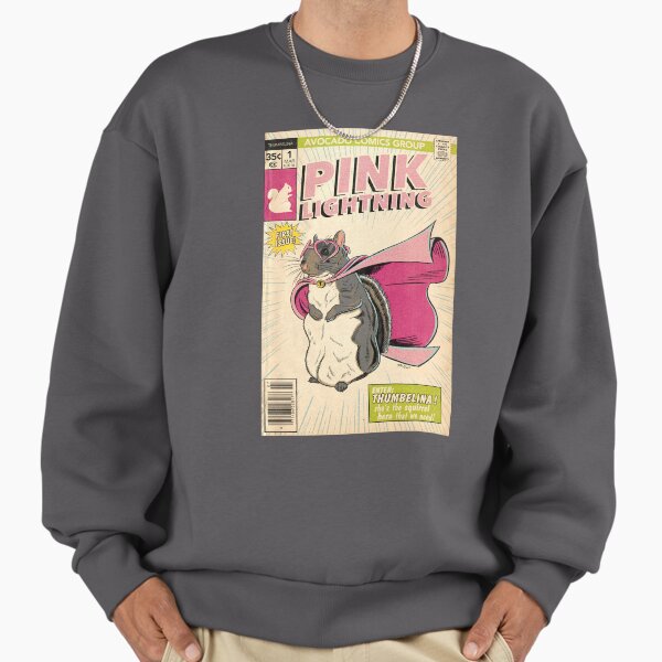 Thumbelina: Pink Lightning Comic Art - Adult & Kids T-Shirts, Sweatshirts & Hoodies apparel design preview 1