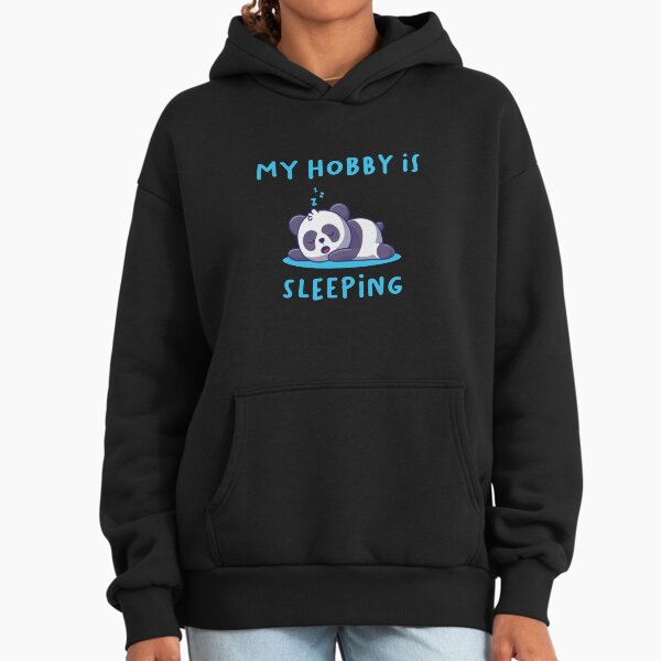 My hobby is sleeping - Adult & Kids T-Shirts, Sweatshirts & Hoodies apparel design preview 1