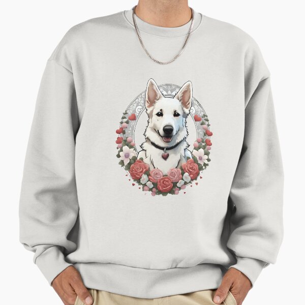 Adorable Swiss white shepherd - Adult & Kids T-Shirts, Sweatshirts & Hoodies apparel design preview 1