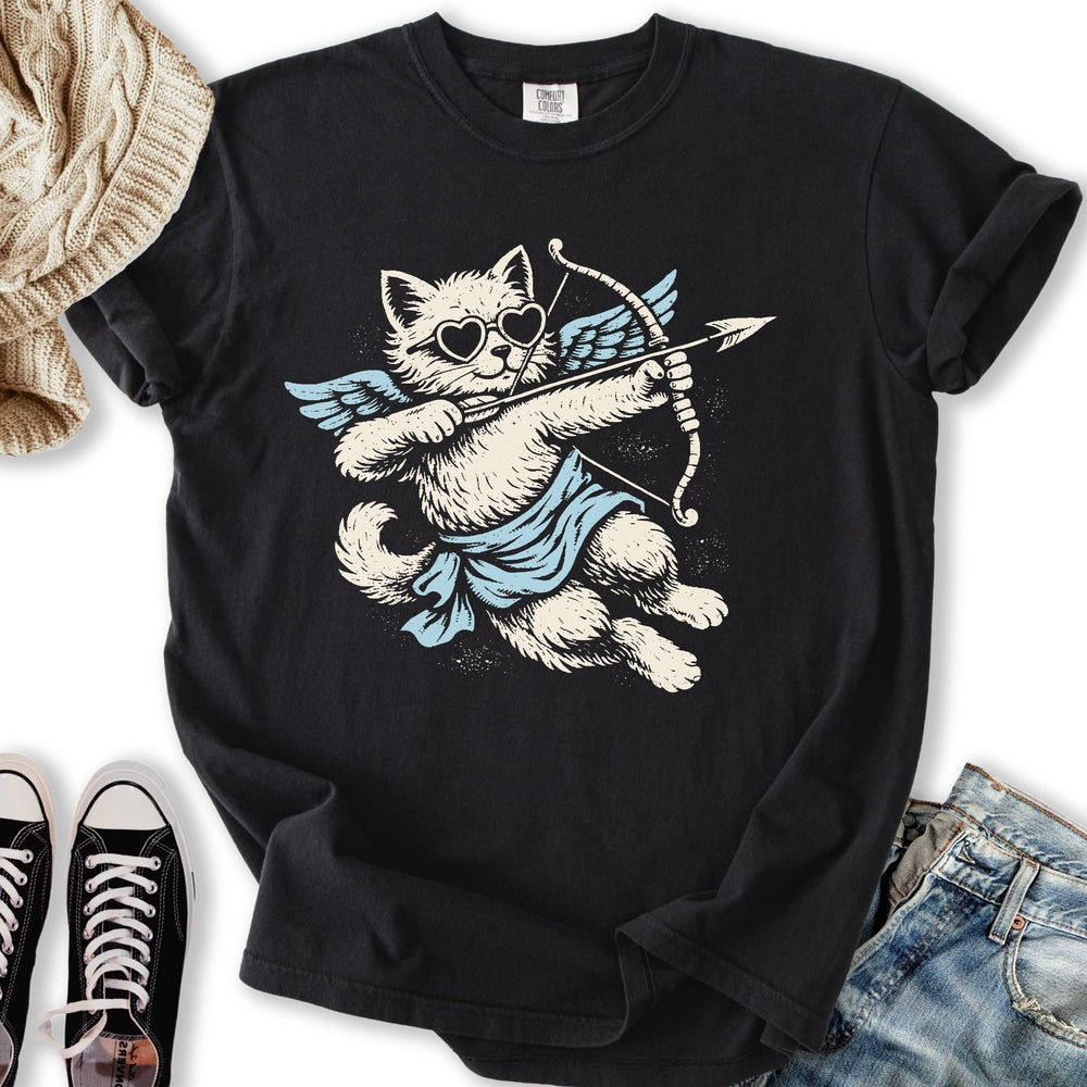 Cherub Cat - Adult & Kids T-Shirts, Sweatshirts & Hoodies apparel design preview 1
