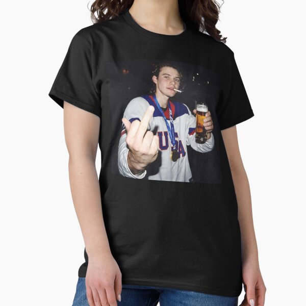 Funny Jack Hughes USA Gold Hockey, Patriotic Graphic, - Adult & Kids T-Shirts, Sweatshirts & Hoodies apparel design preview 1