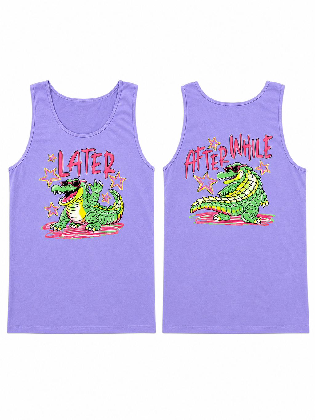 Southern Chics Later Gator Comfort Colors Tank Top - Adult & Kids T-Shirts, Sweatshirts & Hoodies apparel design preview 1