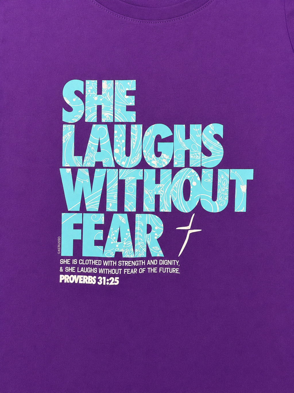 Kerusso She Laughs Without Fear Active Christian - Adult & Kids T-Shirts, Sweatshirts & Hoodies apparel design preview 2