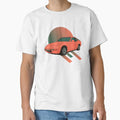 Retro Wave Car Porsche 924 - Adult & Kids T-Shirts, Sweatshirts & Hoodies apparel design preview 1