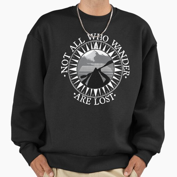 Not All Those Who Wander Are Lost Kayak Kayaking Gift - Adult & Kids T-Shirts, Sweatshirts & Hoodies apparel design preview 1