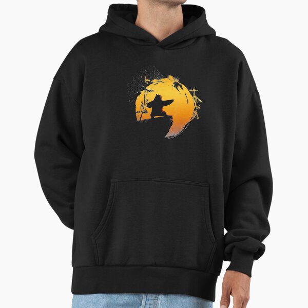 Kung Fu Bear Po Tai Chi Sunset Silhouette - Adult & Kids T-Shirts, Sweatshirts & Hoodies apparel design preview 1
