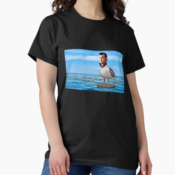 Steven Seagull at Sea - Adult & Kids T-Shirts, Sweatshirts & Hoodies apparel design preview 1