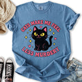Retro Less Murdery - Adult & Kids T-Shirts, Sweatshirts & Hoodies apparel design preview 1