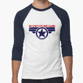 "On Your Left Running Club" Hybrid Baseball ¾ Sleeve - Adult & Kids T-Shirts, Sweatshirts & Hoodies apparel design preview 1