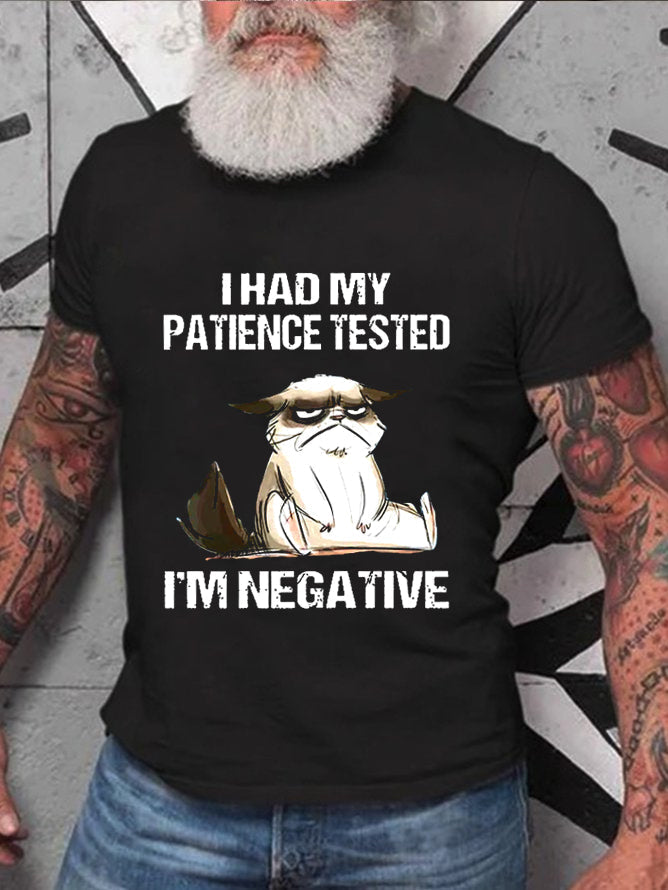 I Had My Patience Tested Print Men Slogan - Adult & Kids T-Shirts, Sweatshirts & Hoodies apparel design preview 5