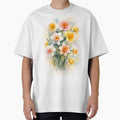 Vibrant Bouquet of Spring Flowers - Adult & Kids T-Shirts, Sweatshirts & Hoodies apparel design preview 1