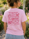 Southern Couture God Says You Are Bows Comfort Colors - Adult & Kids T-Shirts, Sweatshirts & Hoodies apparel design preview 1