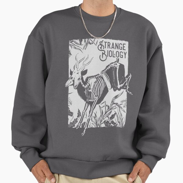 Strange Biology Antelope Skeleton Offwhite - Adult & Kids T-Shirts, Sweatshirts & Hoodies apparel design preview 1