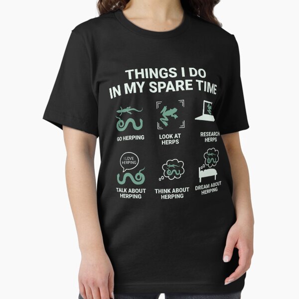 Funny Herping And Herpetology Things I Do In My Spare - Adult & Kids T-Shirts, Sweatshirts & Hoodies apparel design preview 1