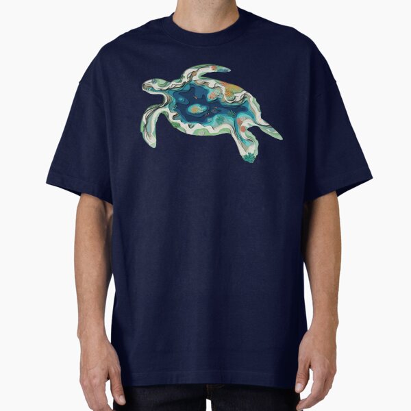 Underwater world inside a turtle shape - Adult & Kids T-Shirts, Sweatshirts & Hoodies apparel design preview 1